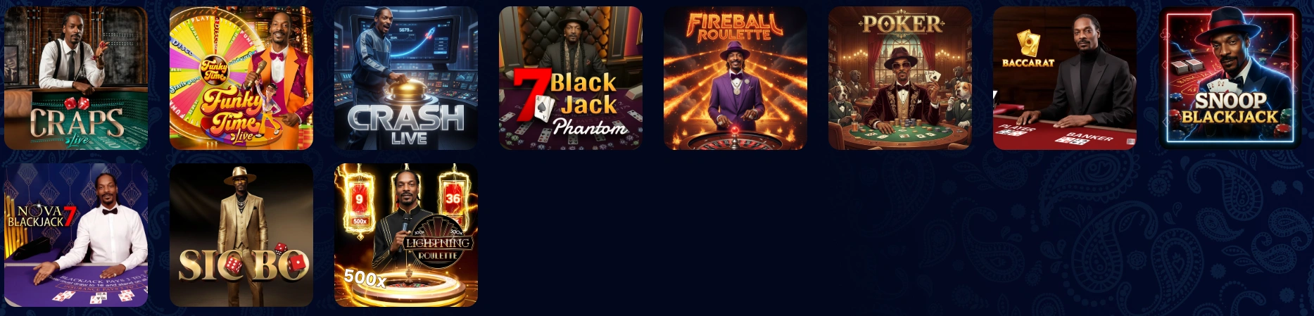 snoop dogg table games