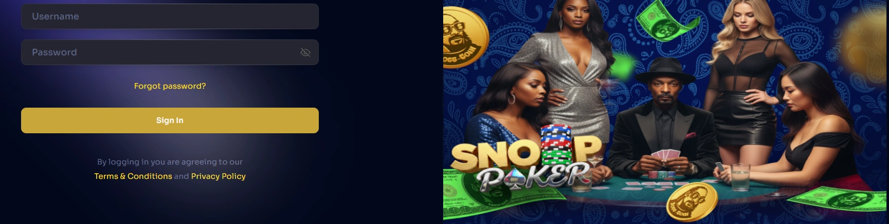 snoop dog casino login